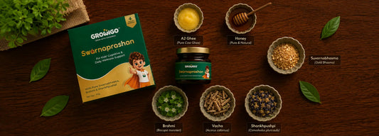 Inside Growigo Swarnaprashan: Key Ingredients and Their Traditional Ayurvedic Uses